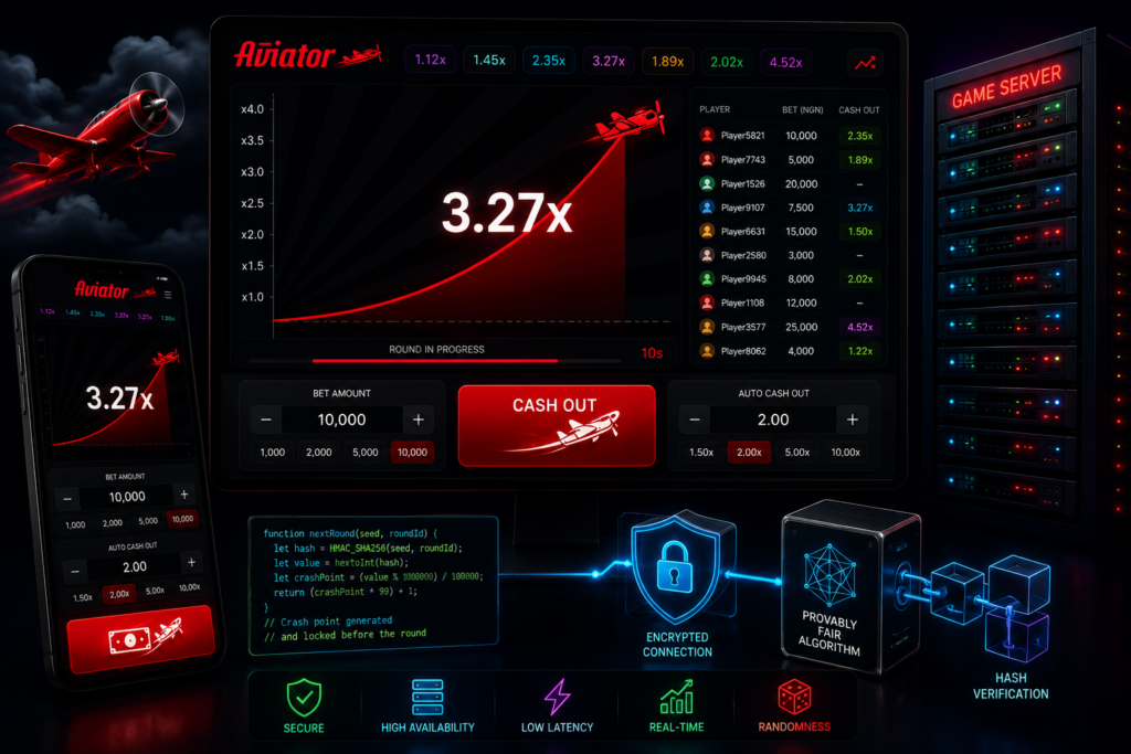 The Technical Side of the Aviator Online Game